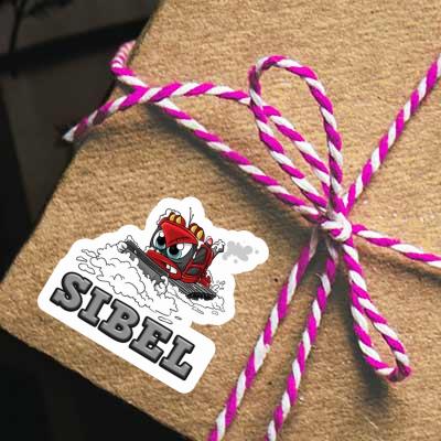 Sticker Sibel Snowcat Gift package Image