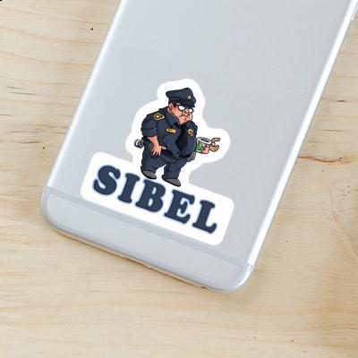 Sticker Sibel Police Officer Gift package Image