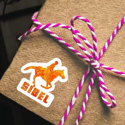 Sticker Horse Rider Sibel Notebook Image