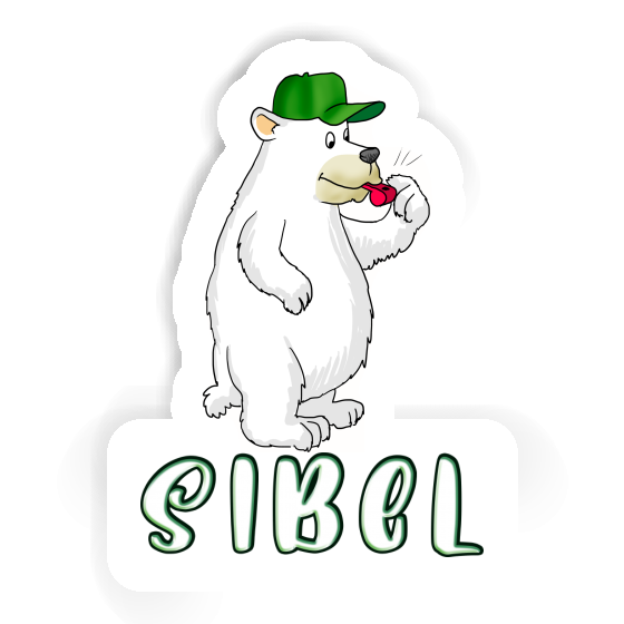 Sibel Sticker Eisbär Notebook Image