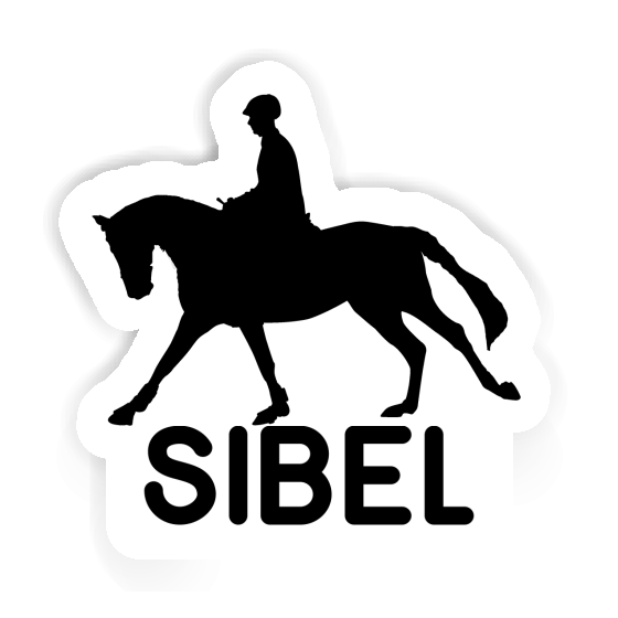 Sticker Sibel Horse Rider Image