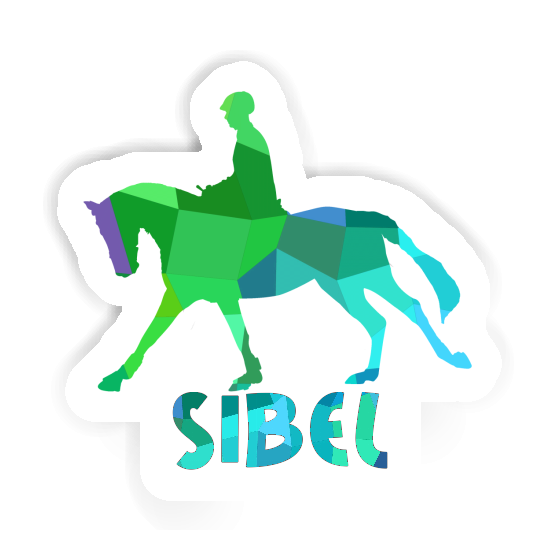 Sticker Sibel Horse Rider Laptop Image