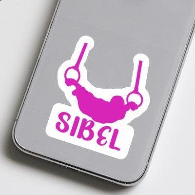 Sibel Sticker Ring gymnast Laptop Image