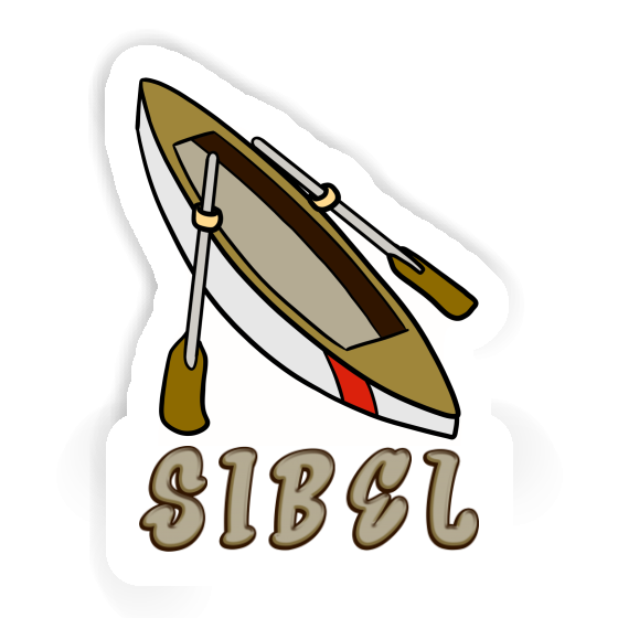 Sibel Sticker Rowboat Image