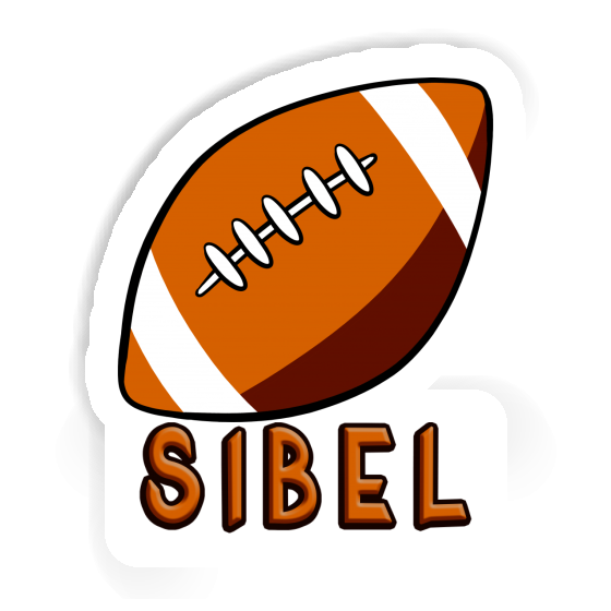 Sticker Rugby Ball Sibel Image