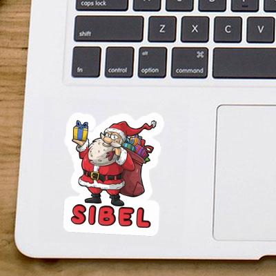 Aufkleber Weihnachtsmann Sibel Laptop Image