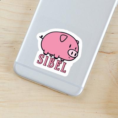 Sticker Pig Sibel Image