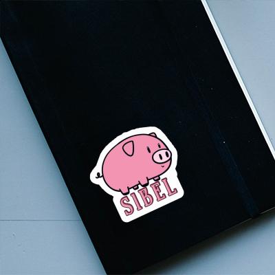 Sticker Pig Sibel Gift package Image