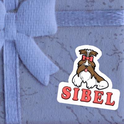 Sticker Sibel Shih Tzu Laptop Image