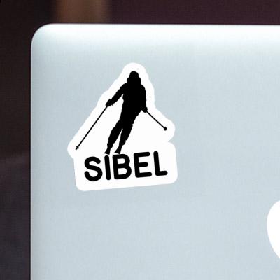 Sticker Skier Sibel Image