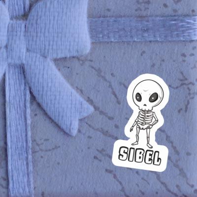 Sibel Sticker Skeleton Gift package Image