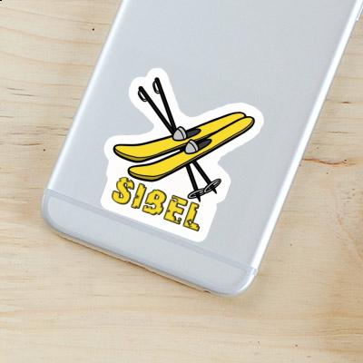 Sticker Sibel Ski Laptop Image