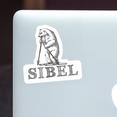 Sibel Sticker Skifahrer Image