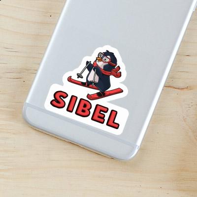 Sticker Skier Sibel Image