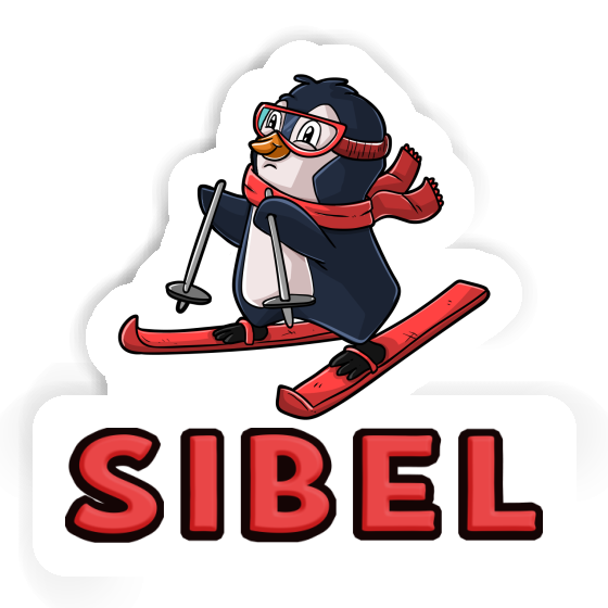 Sticker Skier Sibel Gift package Image