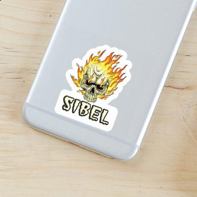 Sticker Skull Sibel Laptop Image