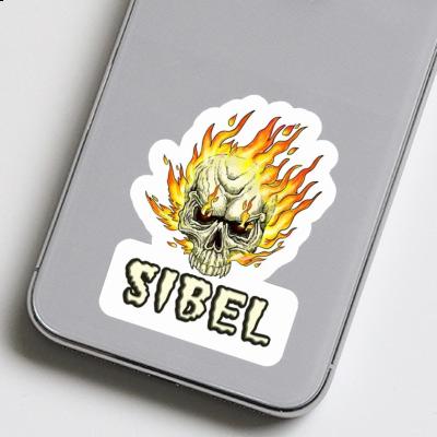 Sticker Skull Sibel Laptop Image