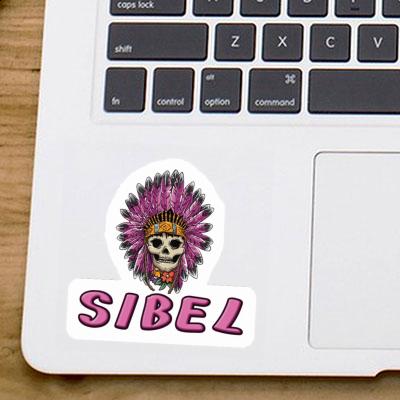 Sibel Sticker Womens Skull Notebook Image