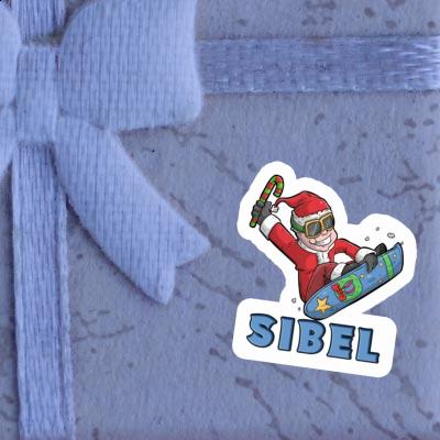 Autocollant Snowboardeur Sibel Gift package Image