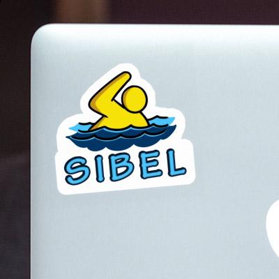 Sibel Sticker Swimmer Image