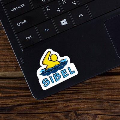 Sibel Sticker Swimmer Image