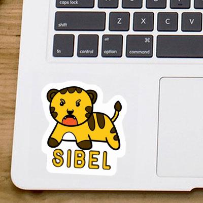 Tigre Autocollant Sibel Laptop Image