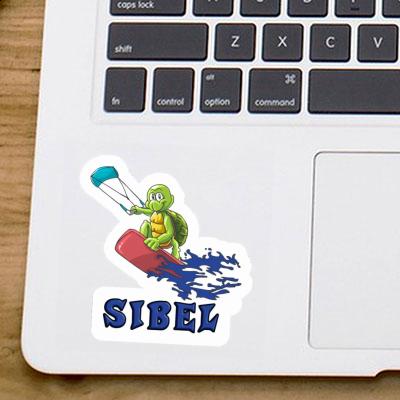 Sibel Sticker Kitesurfer Image