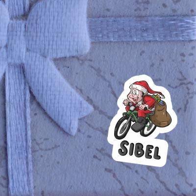 Aufkleber Fahrradfahrer Sibel Gift package Image