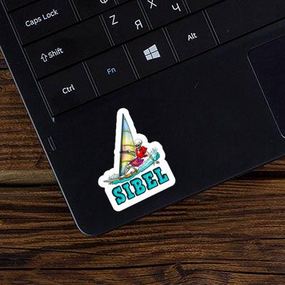 Sibel Sticker Surfer Laptop Image