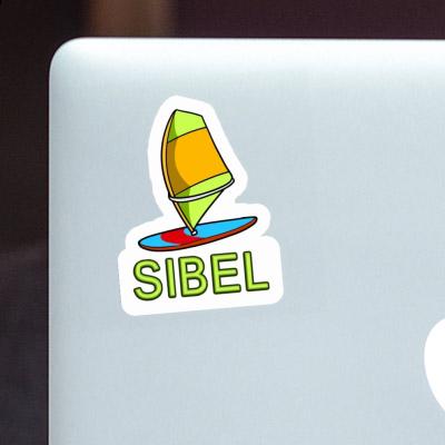 Sticker Sibel Windsurfbrett Notebook Image