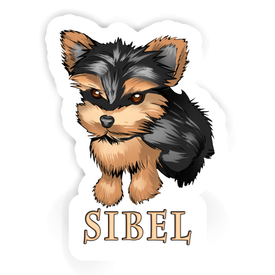 Sibel Sticker Yorkshire Terrier Laptop Image