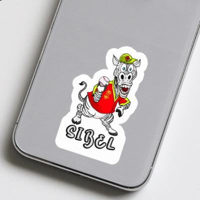 Sibel Sticker Zebra Image