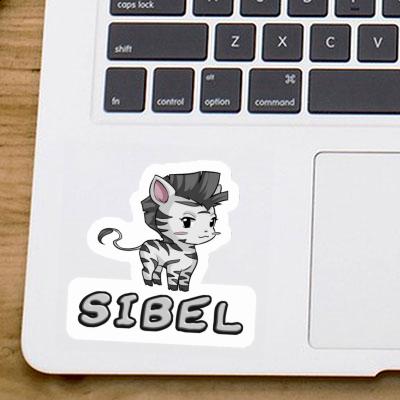 Sticker Zebra Sibel Notebook Image