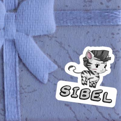 Sticker Zebra Sibel Gift package Image