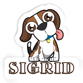 Sigrid Sticker Beagle Image