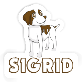 Sticker Sigrid Bretagne Hund Image