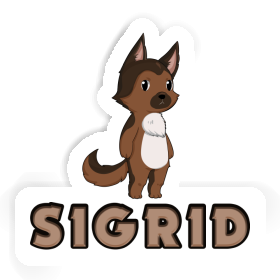 Deutscher Schäferhund Sticker Sigrid Image