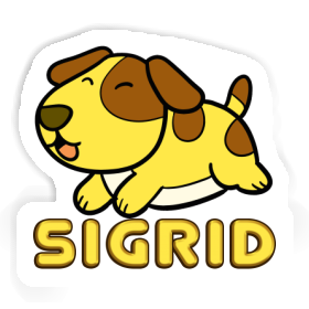 Hund Aufkleber Sigrid Image