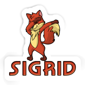 Sticker Sigrid Dabbing Fox Image
