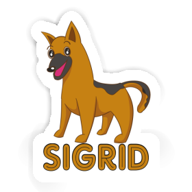 Sigrid Aufkleber Hirtenhund Image