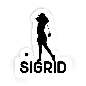 Golfer Sticker Sigrid Image