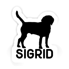 Sigrid Aufkleber Hund Image