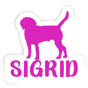 Sticker Hund Sigrid Image