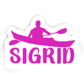 Sigrid Sticker Kayaker Image