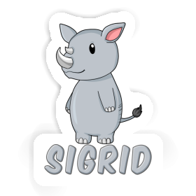 Sticker Rhino Sigrid Image