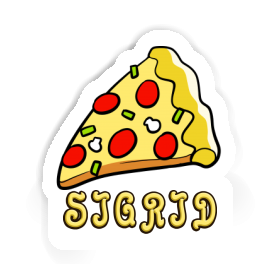 Sigrid Aufkleber Pizza Image