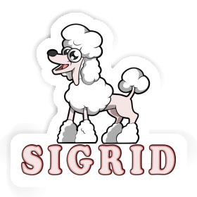 Sigrid Sticker Pudel Image