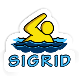 Swimmer Sticker Sigrid Image