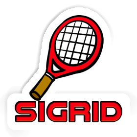 Aufkleber Sigrid Tennisschläger Image