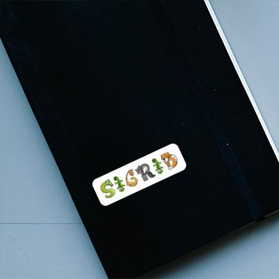 Sticker Sigrid Animal Font Laptop Image